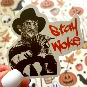 🎃 👻 10/$10 Halloween Sticker Freddy Krueger